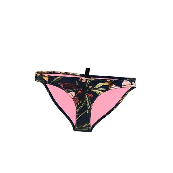 NEW WITHOUT TAGS Triangl Womens navy blue with a pink and yellow floral pattern - Picture 1 of 4